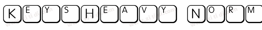 KeysHeavy Normal字体转换